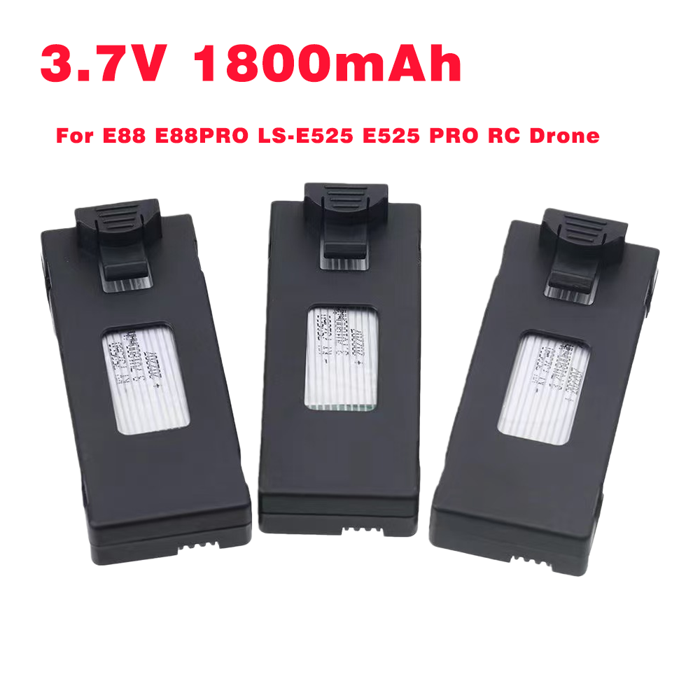 Drone Ls Rc - 3,7V 1800mAh RC-Drohnen-Akku Zubehör für E88