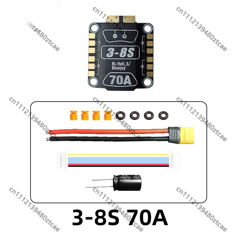 Esc 4In1 Brushless - 8-Bit 4-in-1 Bürstenloser ESC mit Kühlkörper,