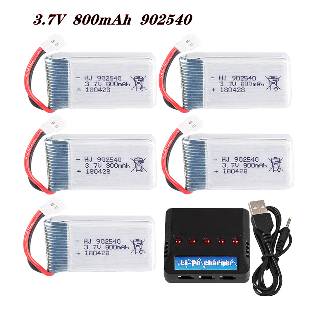 Drone Rcs - 3,7 V 800 mAh 902540 25C