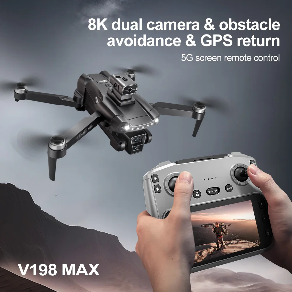 Original V198MAX Faltbarer Qua – Drone Ls Rc Bewertung und Preis