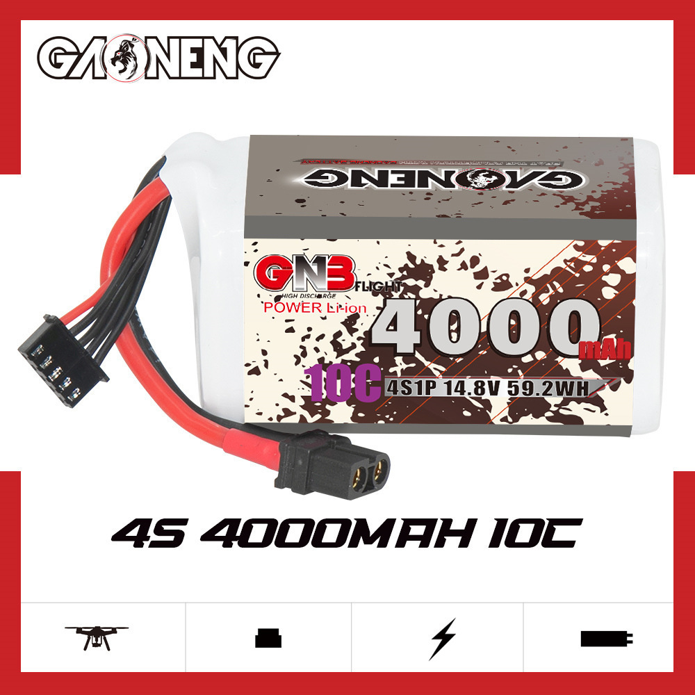 GNB 4000 mAh 4S 14,8 V 10C 20C – Drone Rcs Bewertung und Preis