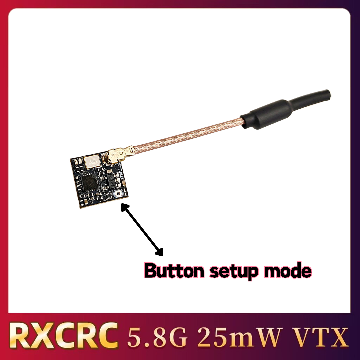 RXCRC 5.8GHz 48CH FPV 25mW Ana – Drone Rc Car Bewertung und Preis