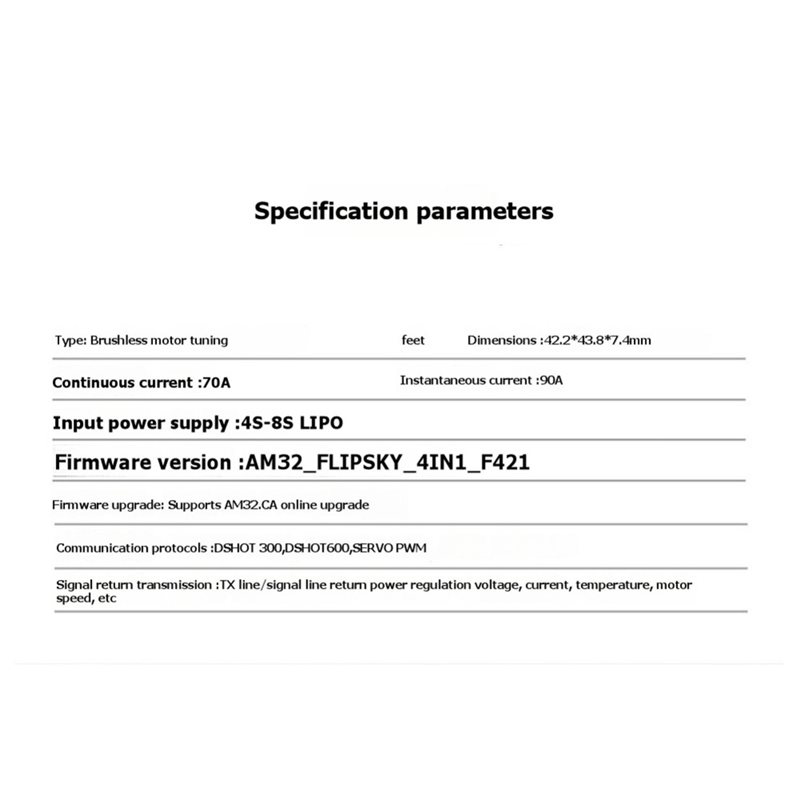 T23C AM32 4 In 1 8S70A 70A ESC – Esc 4In1 Brushless Bewertung und Preis